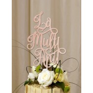 Cake topper La Mulți Ani!