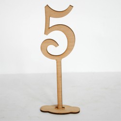 Numere de masa cu picior